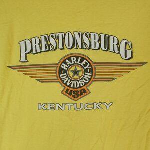 Vtg 1998 Harley Davidson Motorcycles T-Shirt Prestonsburg Kentucky Made In USA